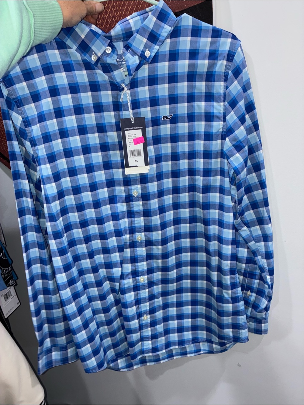 NWT Vineyard Vines Performance Button Up Boys XL